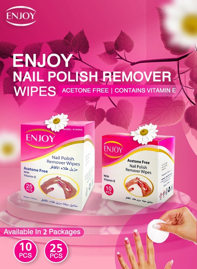إنجوي "مناديل مزيل طلاء الأظافر – تنظيف سريع ولطيف للأظافر، 10 قطع" - Image 5