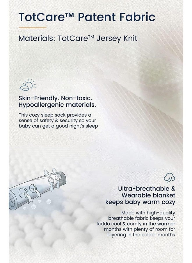 TotAha Sleep Sack 6-12 Months for Girl, 0.5 TOG Summer Light Sleeping Sacks, Buttery Soft Infant Sleep Bag with 2-way Safe Zipper - Image 2