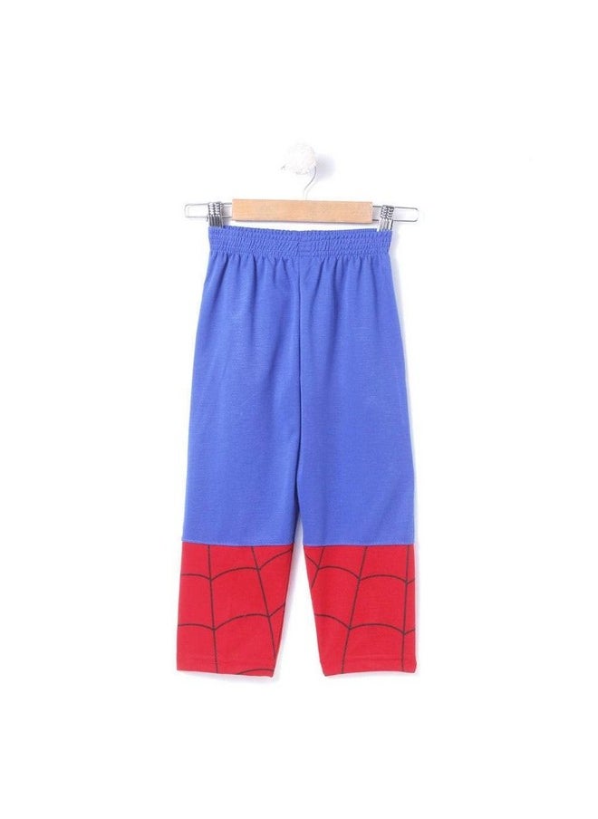 BookMyCostume BookMyCostume Red Blue Superhero with Gloves Kids Fancy Dress Costume | Imported | Standard 5-6 Years Blue/Red  - Image 5