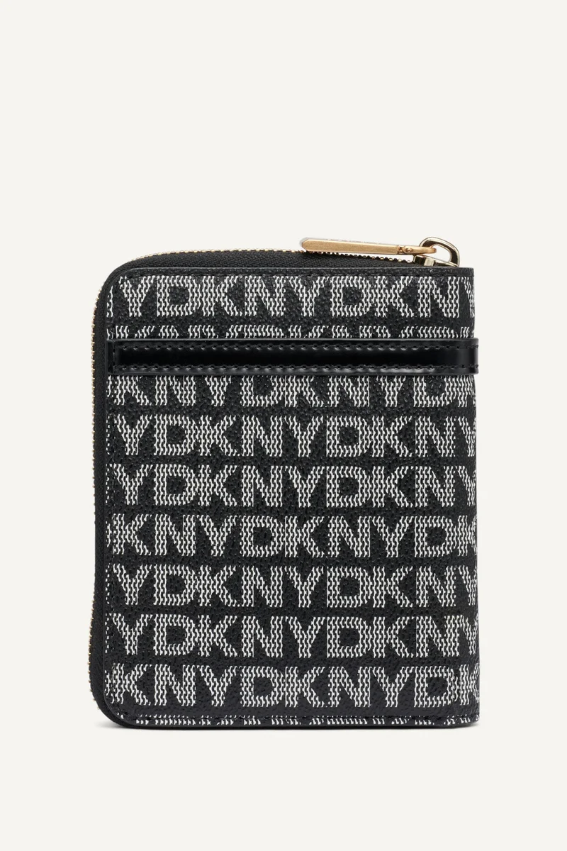 DKNY BLACK Avril Small Zip Around for Women | Best Price UAE