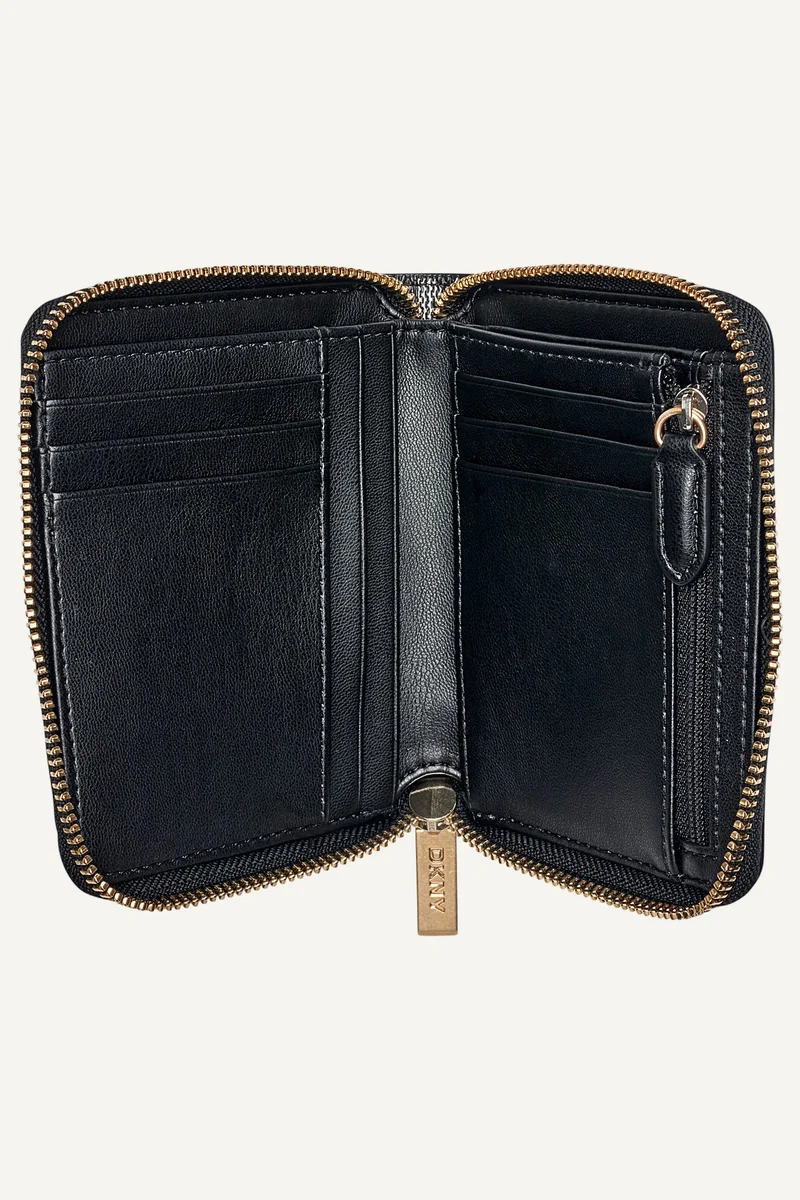 DKNY BLACK Avril Small Zip Around for Women | Best Price UAE