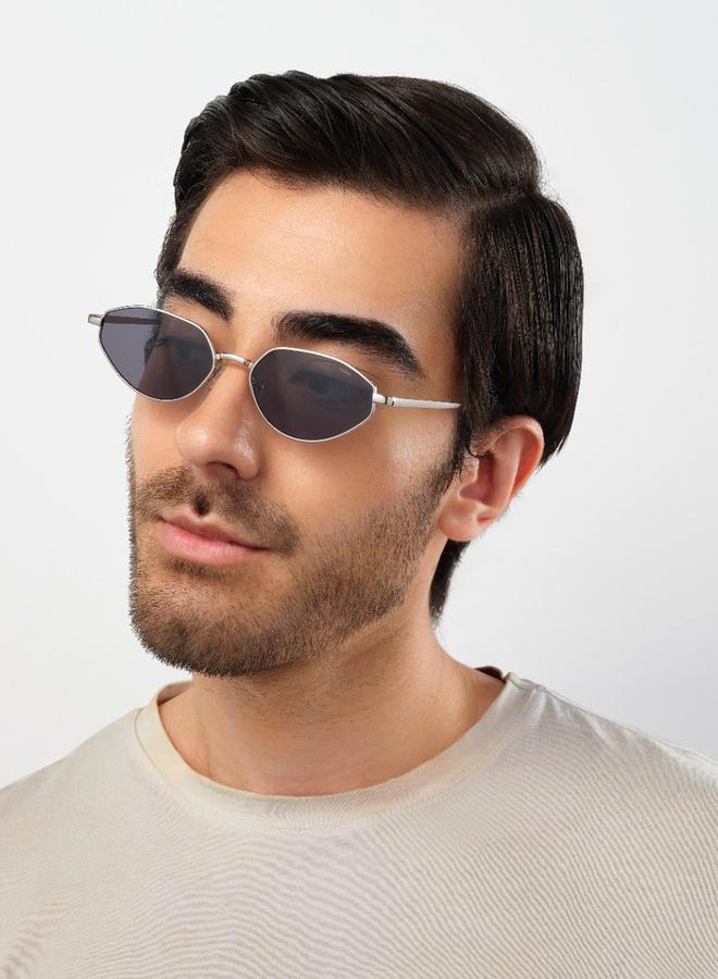 بلاك أوت نظارات شمسية هندسية للجنسين بلاك آوت هااش-هااش - Image 4