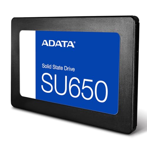 ADATA Ultimate SU650 256GB 2.5” SATA III 6Gb/s Internal SSD | Up to 520MB/s Read & 450MB/s Write | 3D NAND Flash | SLC Caching | Shock & Vibration Resistant | 3-Year Warranty - Image 2