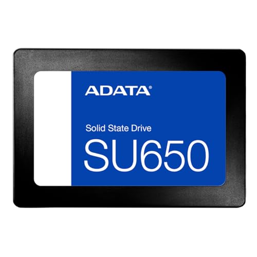 ADATA Ultimate SU650 256GB 2.5” SATA III 6Gb/s Internal SSD | Up to 520MB/s Read & 450MB/s Write | 3D NAND Flash | SLC Caching | Shock & Vibration Resistant | 3-Year Warranty - Image 1