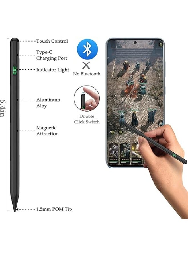 Active Stylus Pen - High Precision & Universal Compatibility for iPhone/Android/iPad Pro/Air/Mini - Durable Touch Screen Pencil - Image 5