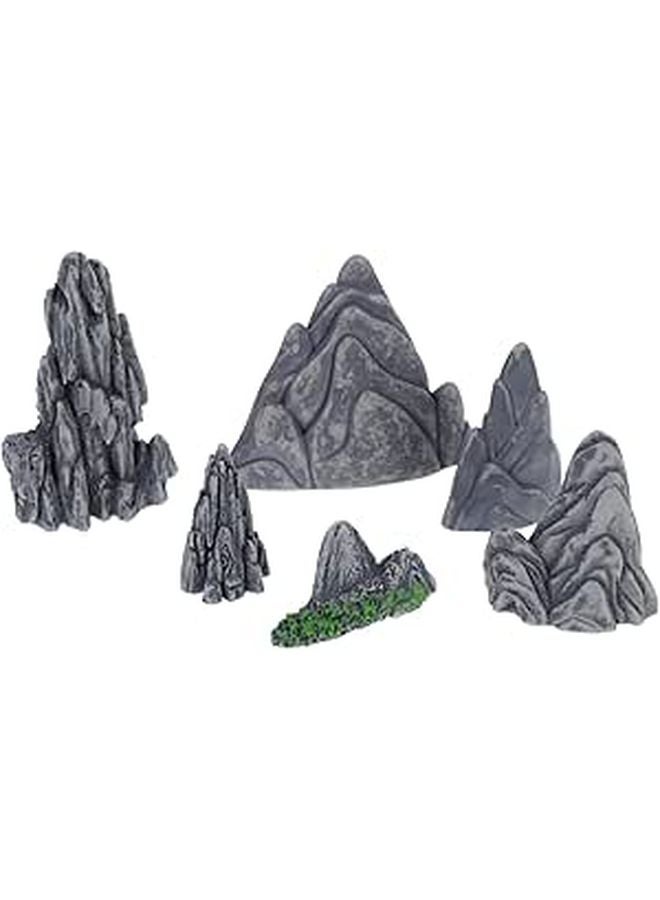 Miniature Rockery Resin Landscape Decor DIY Bonsai Garden Accessories Fake Mountain For Office Desktop Decoration - Image 1
