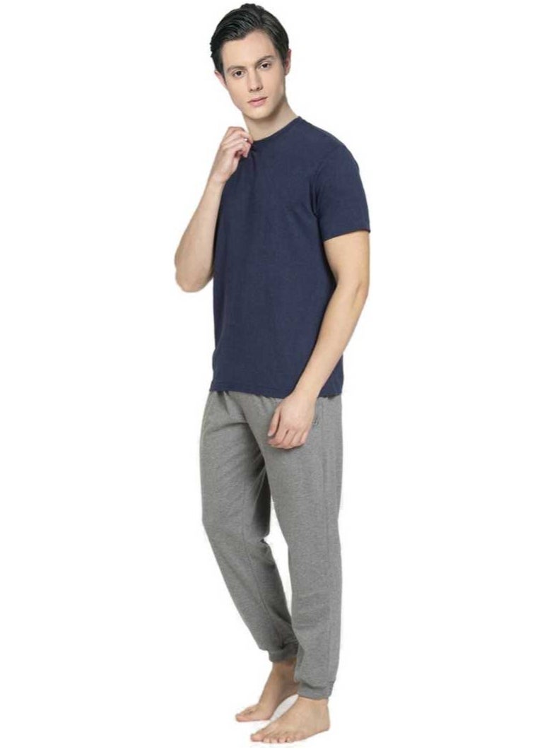 SANTHOME Plain round neck t-shirts for men  - Image 4