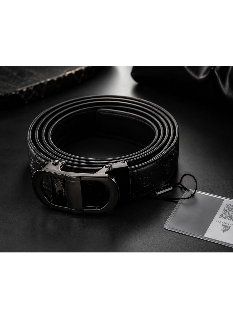 Williampolo Men's imported classic genuine leather belt - Image 1