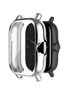 Generic Screen Protector Case Compatible with Amazfit GTS 2 Mini/Bip U Pro/Bip S/Bip Lite/Bip 1S/Bip Lite 1s/Amazfit A1608 Watch Soft TPU Shockproof Cover Slim Guard Thin Bumper Shell Protector (Silver)  - Image 1