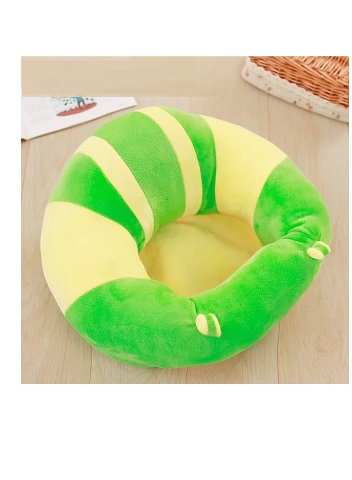 BAIG Plush Baby Seat Soft Stuffed Infant Learn Sit Sofa Chair Safe Baby Feeding Seat for Lunch Dinner Plush Educational Toys - Image 1