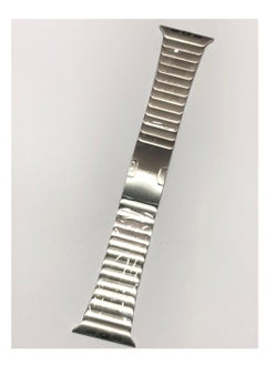 Generic Apple Watch 49mm, 45mm, 44mm, 42mm, Adjustable Strap Compatible With Apple Watch Ultra And Ultra 2, Series 3,4,5,6,7,8,9 - Stainless Steel Bracelet Watch Band Strap - Silver  - Image 4