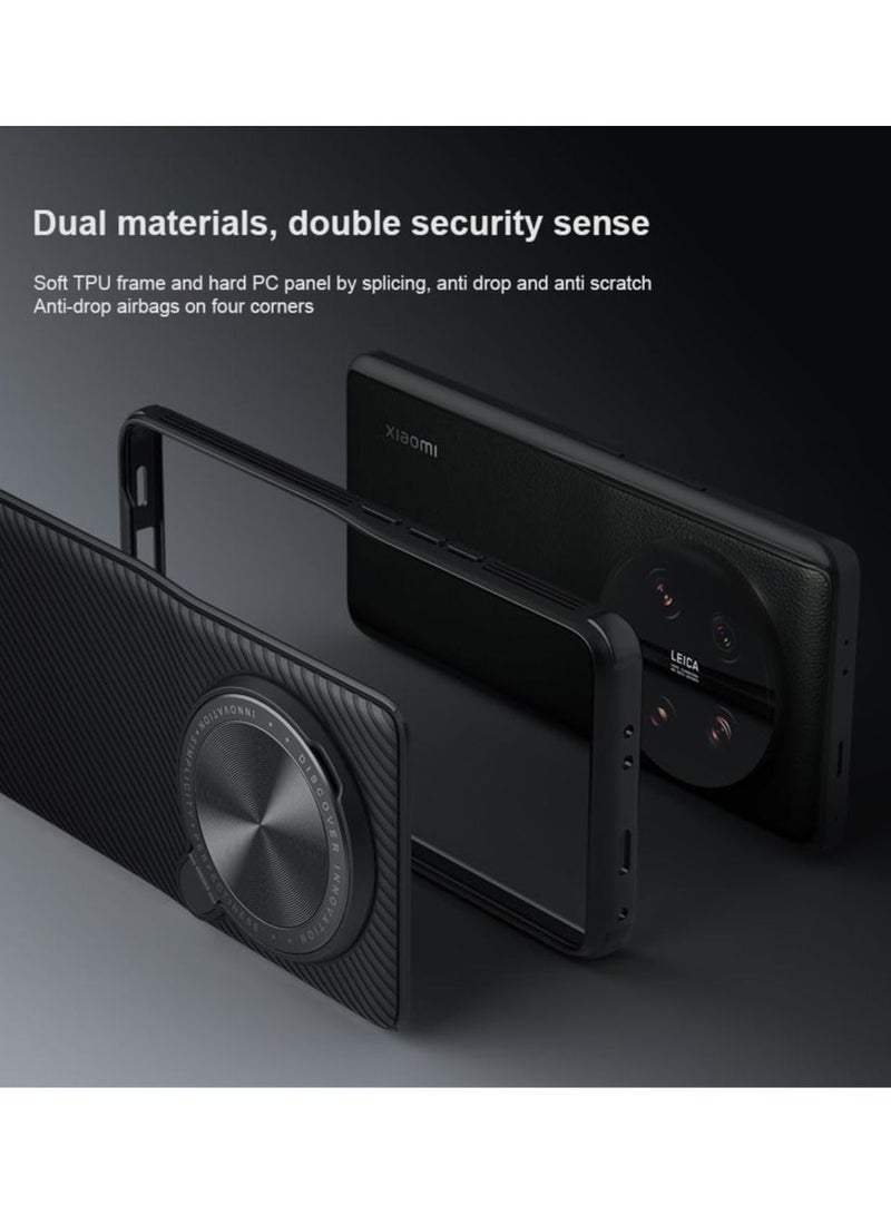 Nillkin Xiaomi 13 Ultra Case with Stand Slide Camera Case for Xiaomi 13 Ultra 5G Lens Privacy Cover - Image 5