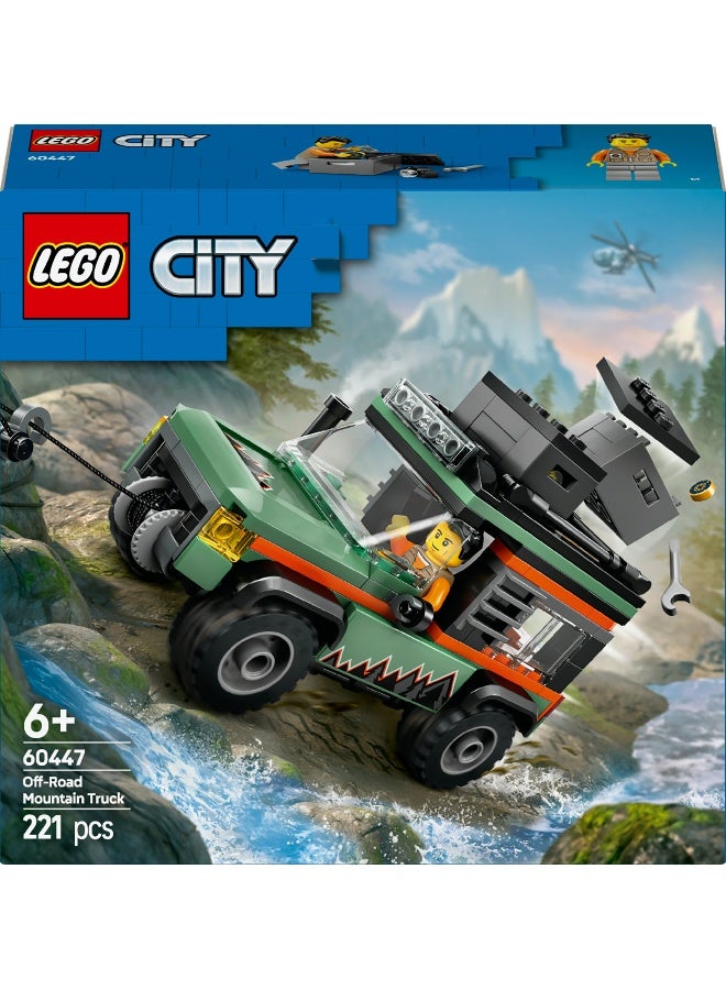 LEGO LEGO City Off-Road 4x4 Mountain Truck 60447 Building Set (221 Pieces)  - Image 2