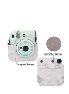Y&D Protective Case Compatible with Fujifilm Instax Mini 12, for Fuji Accessory Pocket and Adjustable Strap Present to Friends Families  - Image 3