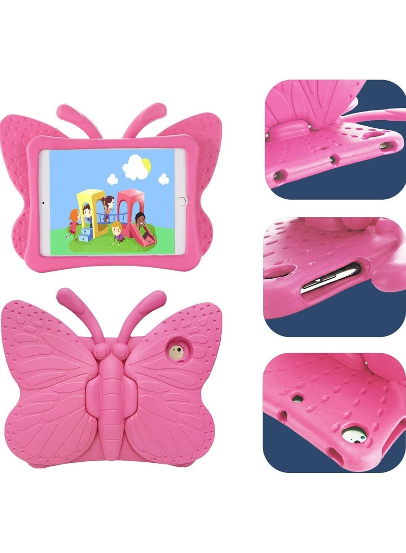 iPad case for Kids, 3D Cartoon Butterfly Non-Toxic EVA Light Weight Kid Proof Shockproof case with Kickstand for ipad 5/ ipad 6 /ipad pro 9.7/ New iPad 2017 case - Image 4