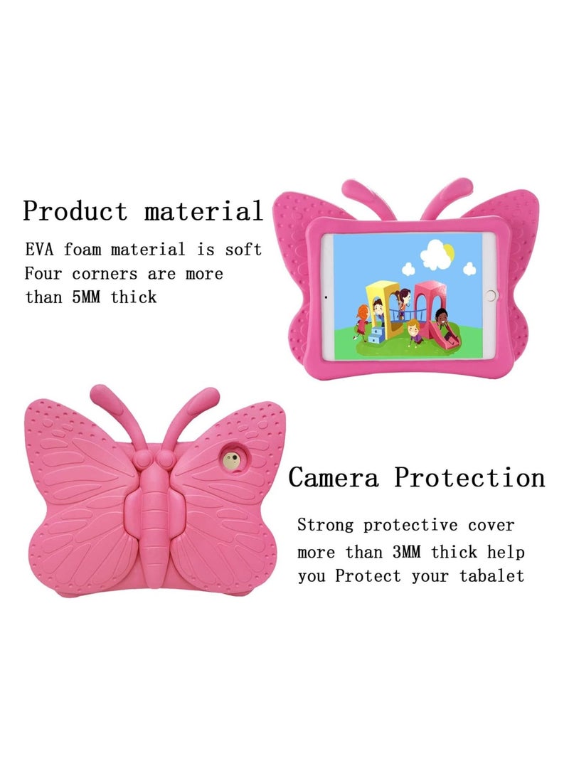 iPad case for Kids, 3D Cartoon Butterfly Non-Toxic EVA Light Weight Kid Proof Shockproof case with Kickstand for ipad 5/ ipad 6 /ipad pro 9.7/ New iPad 2017 case - Image 3