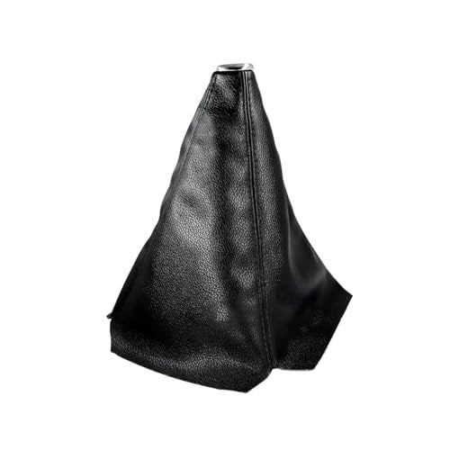Ohleats Car Shift Knob Dust Cover Automotive Shifter Boot Sleeve Replacement ManualAutomatic Gear Shift Cover for Most Car Truck SUV Universal Interior Car Accessories Leather Black - Image 1