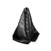 Ohleats Car Shift Knob Dust Cover Automotive Shifter Boot Sleeve Replacement ManualAutomatic Gear Shift Cover for Most Car Truck SUV Universal Interior Car Accessories Leather Black - Image 2