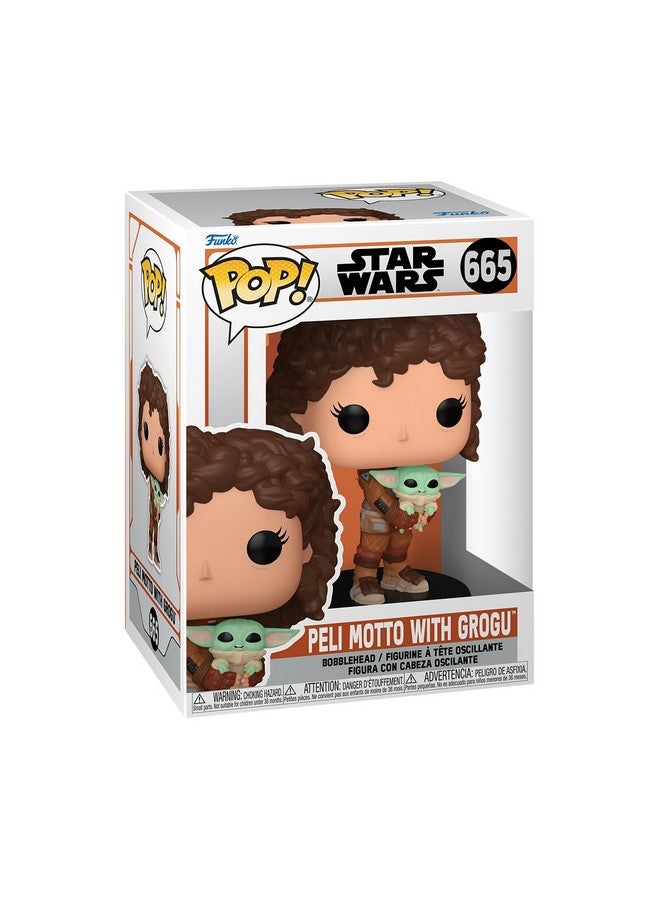 Funko POP! Vinyl: Star Wars: The Mandalorian S9 - Peli Motto with Grogu - The Child - Baby Yoda - Collectable Vinyl Figure - Gift Idea - for Kids & Adults - Image 1
