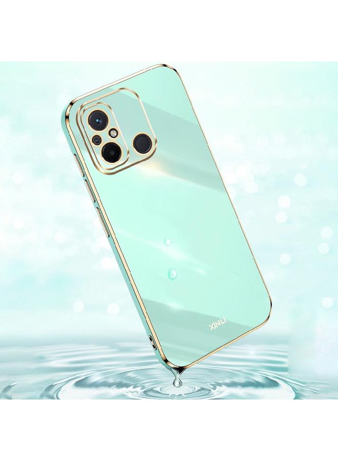 شين لي تونج جراب لهاتف Xiaomi Redmi 12C 4G بحافة مستقيمة 6D مطلي بالكهرباء من مادة TPU - Image 5