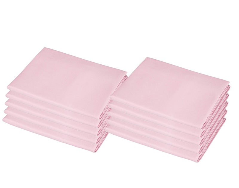 American Baby Company American Baby Company 10Piece 100 Natural Cotton Percale Standard DaycarePreSchool Cot Sheet Pink 23 x 51 Soft Breathable for Boys and Girls 