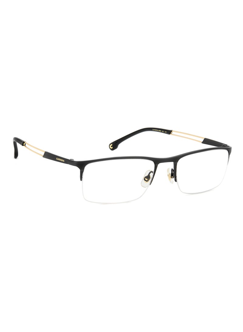 Carrera نظارة شمسية كاريرا 8899 34 مستطيلة الشكل للرجال مصنوعة من الفولاذ المقاوم للصدأ - مقاس العدسة: 34.2 مم - Mt Bk Gd - Image 2