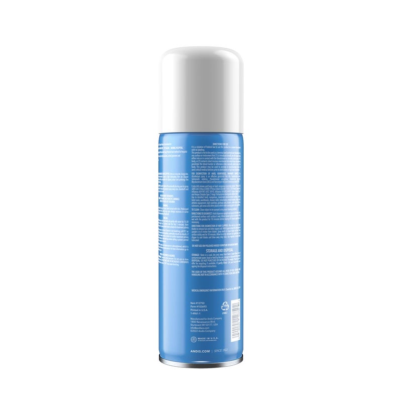 Andis 12750 Cool Care Plus 5-in-1 Clipper Spray, 15.5 oz Can, Blade Care and Treatment, Blue - Image 4