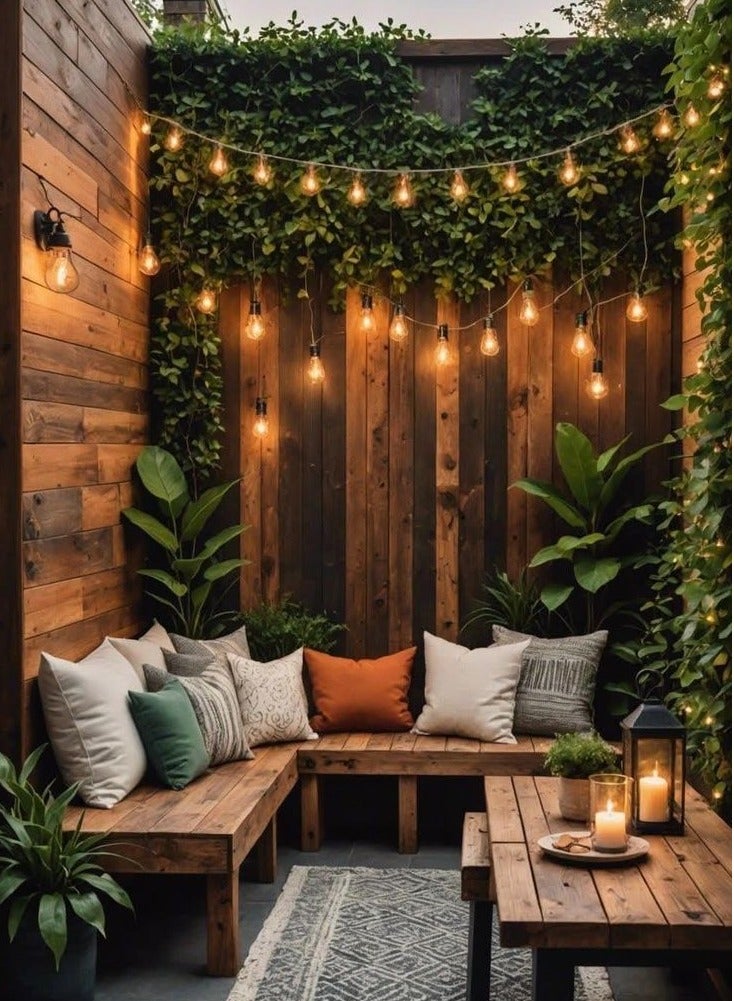 Outdoor String Lights 2W with 10 Edison Shatterproof LED Bulbs 5.2m  - IP65 Waterproof Patio Hanging Lights for Garden, Cafe, Romantic Dinner or Wedding Party - Warm White 2700K. - Image 3