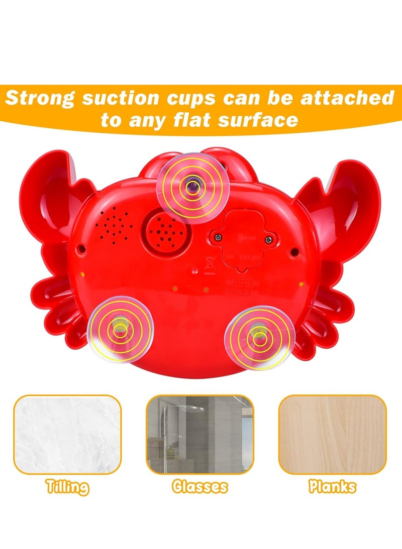 Oasisgalore Baby Bath Toys, Crab Bath Bubble Machine for Baby Toddler，Shower Toys with Music, Fun Gifts for Baby Boys Girls - Image 5