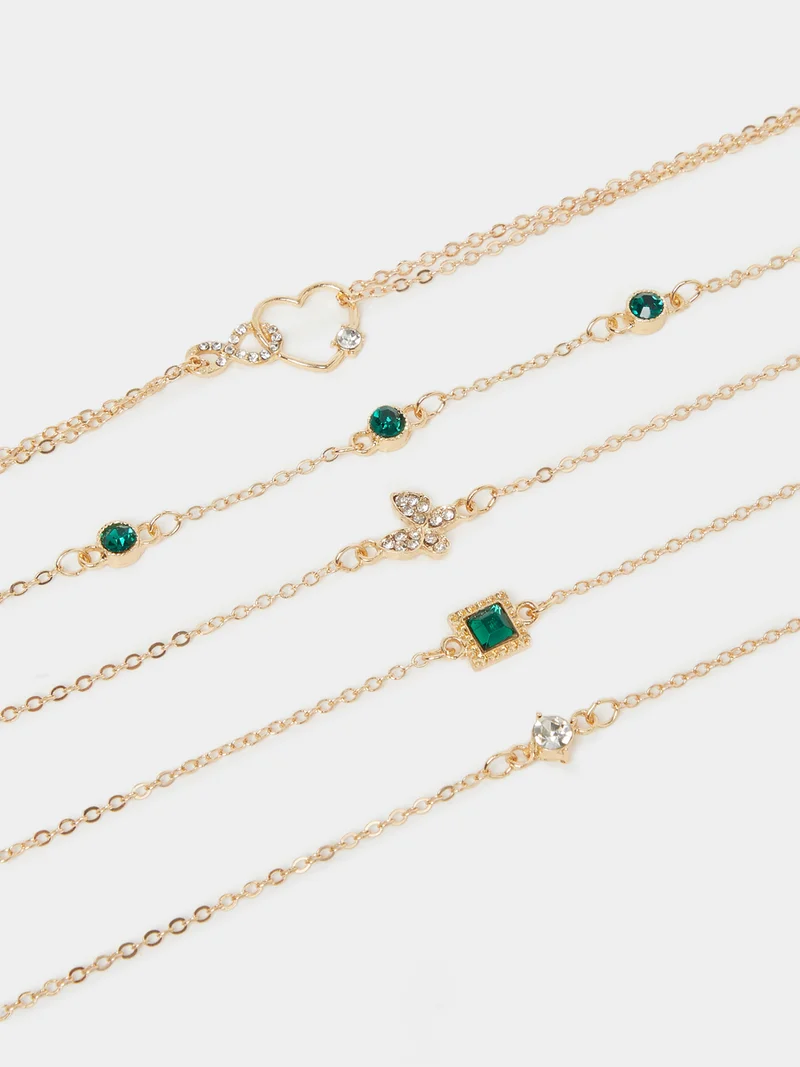 ستايلي مجموعة من 5 - سوار يد كاجوال