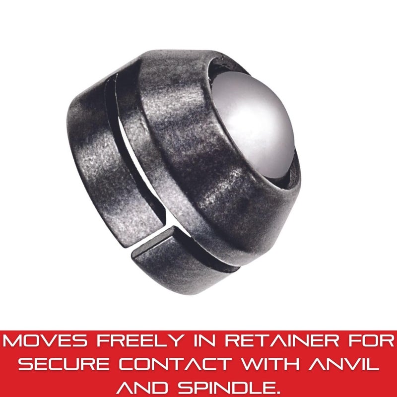 Starrett Micrometer Ball Attachment for 216, 231, 436.1, 733, 734, 3734, 1212 and 1230 Micrometers - 250" Diameter Anvil and Spindle - Quick and Easy Adjustment, .200" Diameter - 247D - Image 3