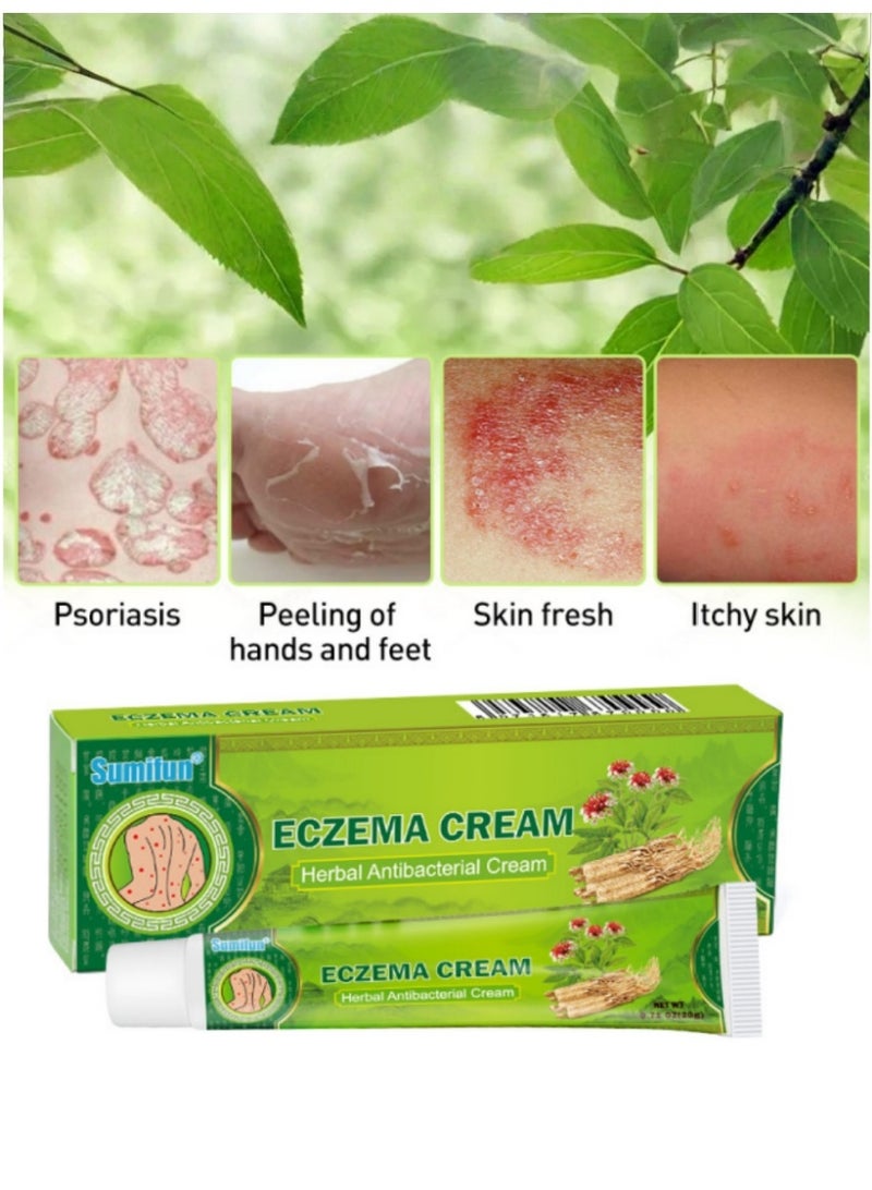 سوميفون كريم طبيعي بالأعشاب للإكزيما والصدفية 20 جرام لتخفيف الحكة السريع وتقليل احمرار الجلد - Image 5
