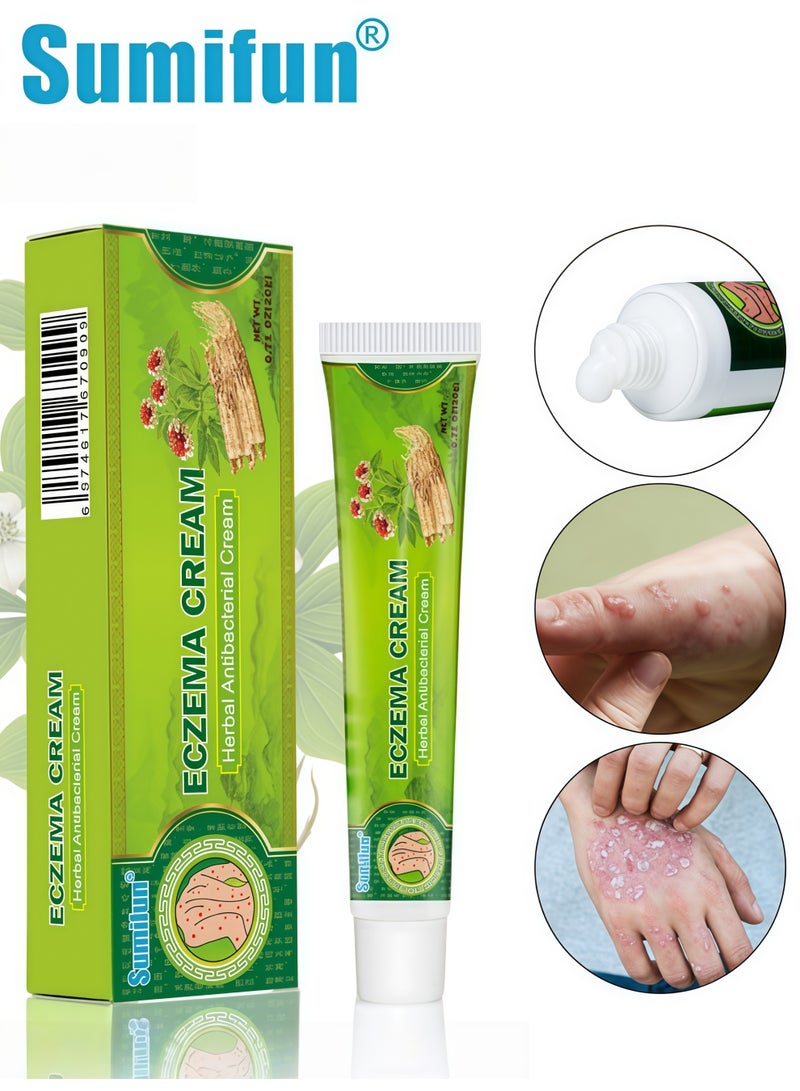 سوميفون كريم طبيعي بالأعشاب للإكزيما والصدفية 20 جرام لتخفيف الحكة السريع وتقليل احمرار الجلد - Image 2