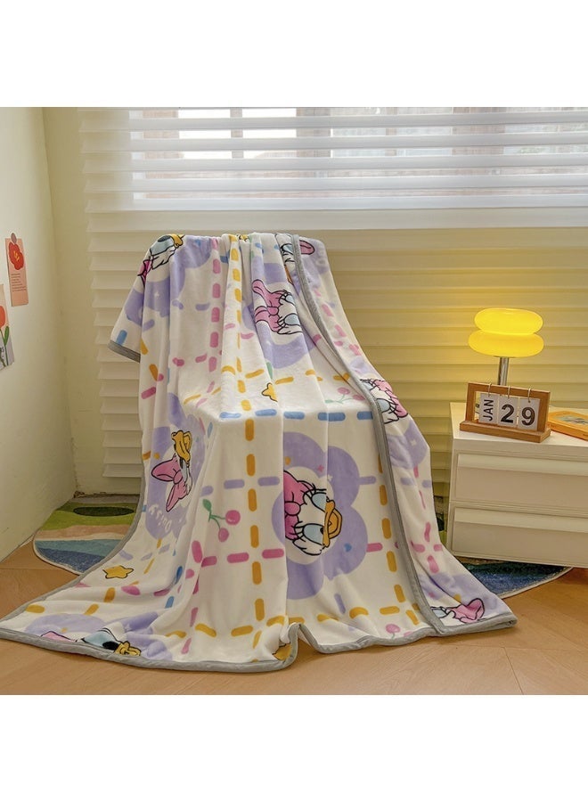 Cartoon pattern double-sided fleece blanket, kindergarten nap blanket, multifunctional blanket (Size: 100cm x 150cm) - Image 4
