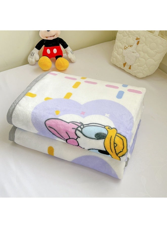 Cartoon pattern double-sided fleece blanket, kindergarten nap blanket, multifunctional blanket (Size: 100cm x 150cm) - Image 5
