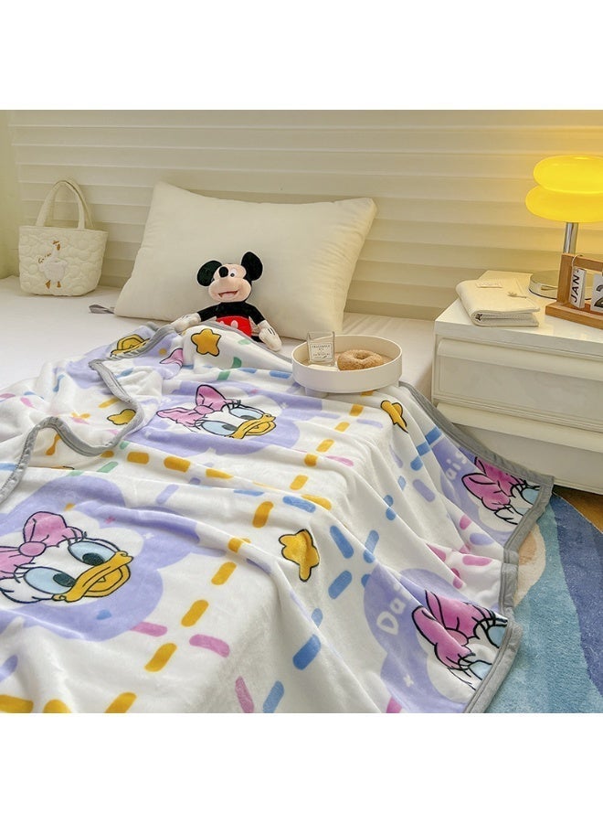 Cartoon pattern double-sided fleece blanket, kindergarten nap blanket, multifunctional blanket (Size: 100cm x 150cm) - Image 3