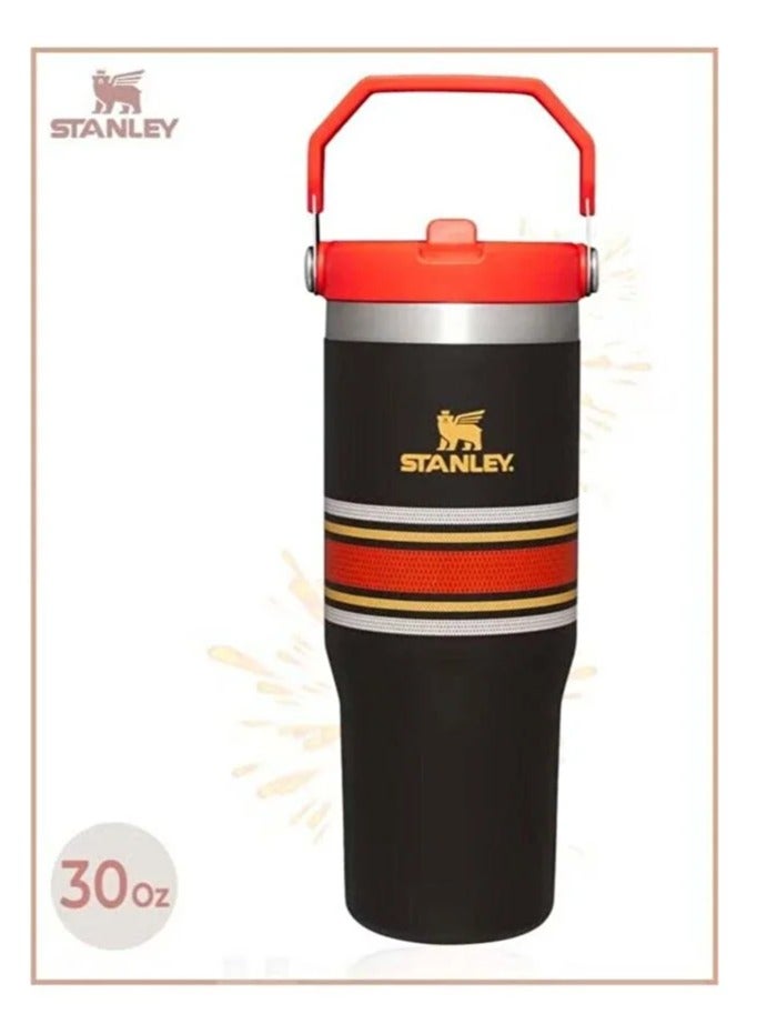 Stanley IceFlow Stainless Steel Tumbler 30oz, Leak-Resistant, Vacuum Insulated Water Bottle with Straw