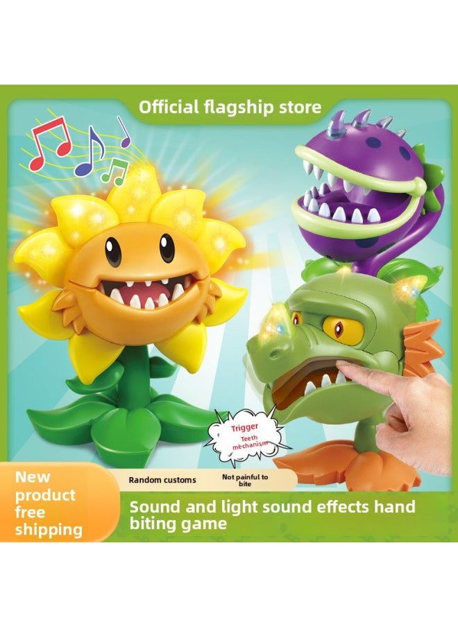 null - Genuine Plants Vs. Zombies Tricky Finger-biting Crocodile Simulation Shark Torch Stump Children's Toys-Color:Mini Tooth Extraction (a Complete Set Of 12 In The Display Box) - Image 1