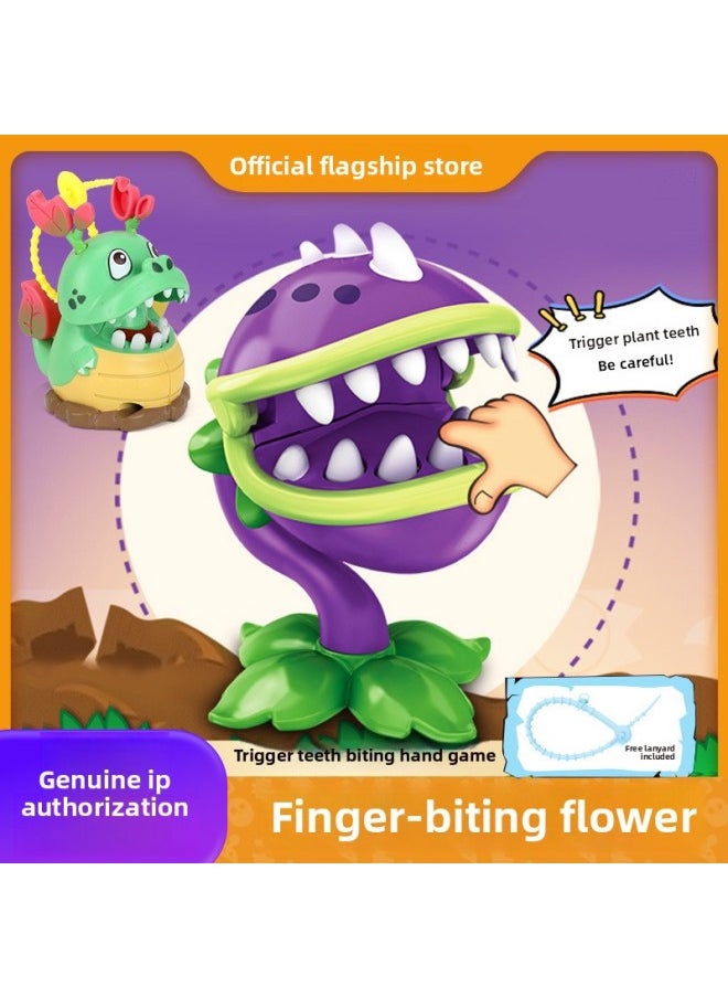 null - Genuine Plants Vs. Zombies Tricky Finger-biting Crocodile Simulation Shark Torch Stump Children's Toys-Color:Mini Tooth Extraction (a Complete Set Of 12 In The Display Box) - Image 1