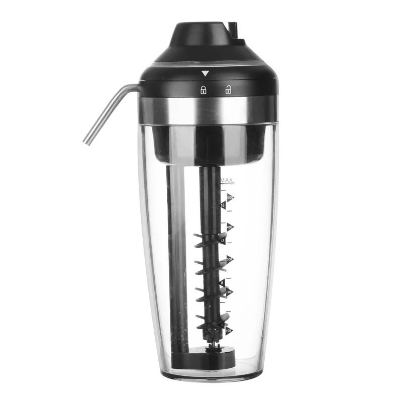 Simply Kitchen Cocktail Shaker With Pump Black