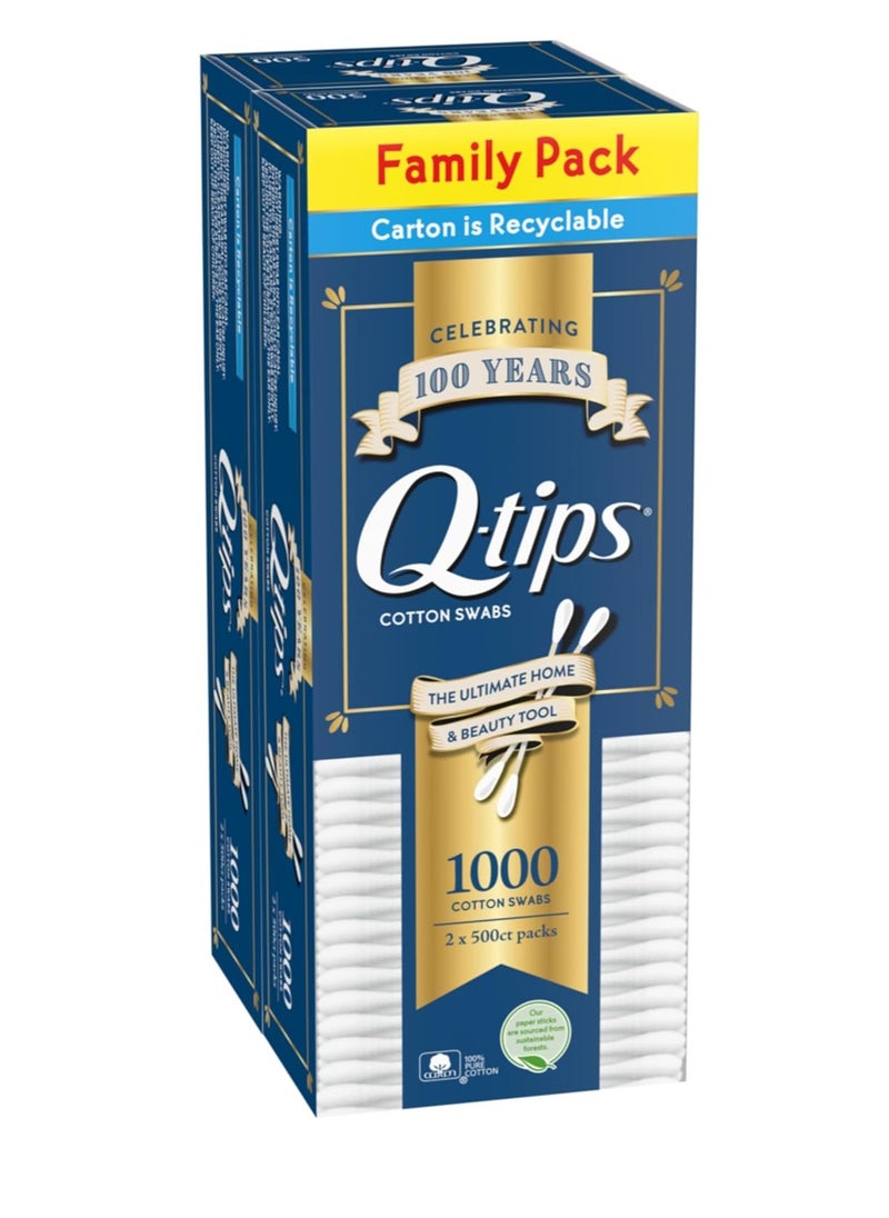 Q-tips Cotton Swabs, 500 Count (Pack of 2) - pzsku/Z0DC18BFE52A9E58D83E2Z/45/_/1735987219/8e4ba976-c19c-465a-a5ab-2c7c4373faef