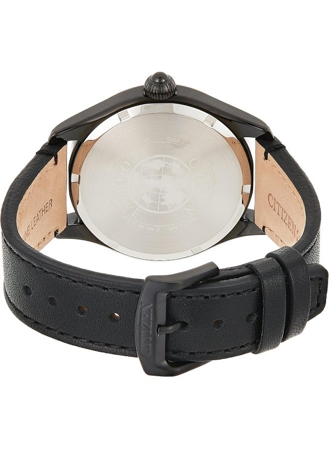 CITIZEN Citizen Mens Solar Powered Watch, Analog Display And Leather Strap - BM6835-23E - Image 2