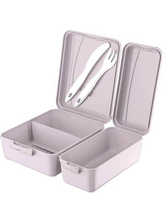 5DM 3 Compartment Cutlery Lunch Box - Diet Container  - Image 1