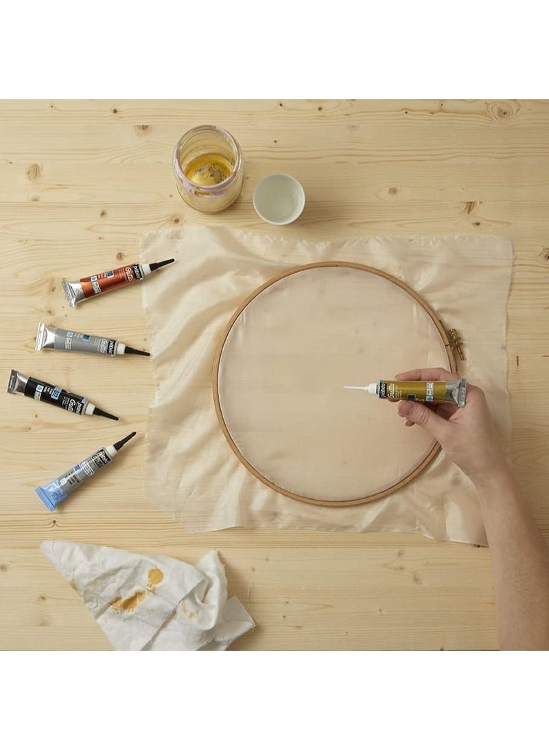 Pebeo Setasilk for Silk Painting - 45ml Chestnut - Image 2