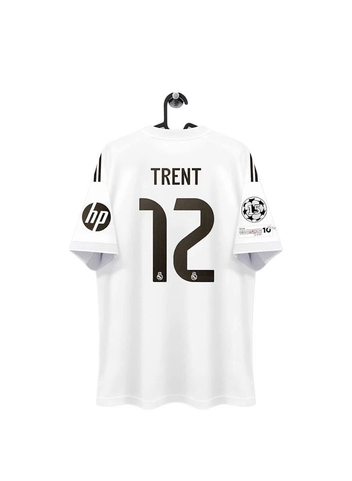 Real Madrid 2025-2026 Real Madrid short-sleeved football jersey #12 TRENT football jersey a gift for fans and friends - Image 1