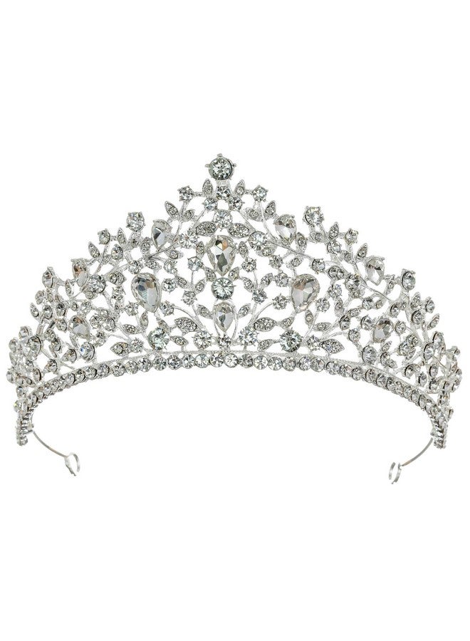 SAMKY Bride'S Wedding Headpiece Bridal Tiara Crown Rhinestone Crystal Hair Accessories For Woman - Image 1
