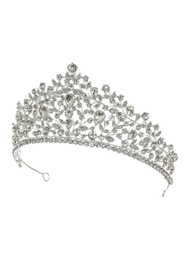 SAMKY Bride'S Wedding Headpiece Bridal Tiara Crown Rhinestone Crystal Hair Accessories For Woman - Image 2
