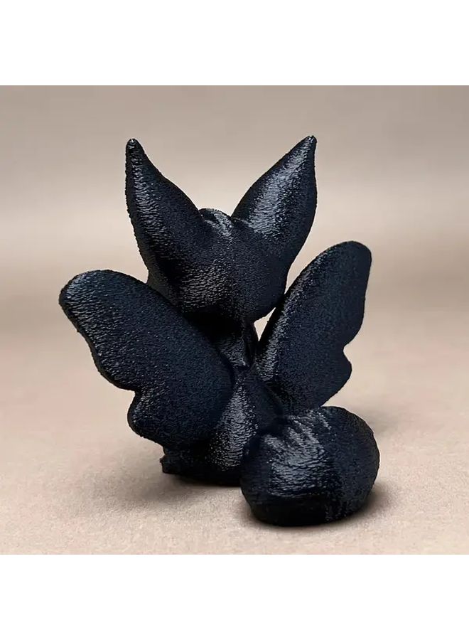 Black 3D Printed Garden Fairy Statue Colorable Realistic Cute Decor - Image 5
