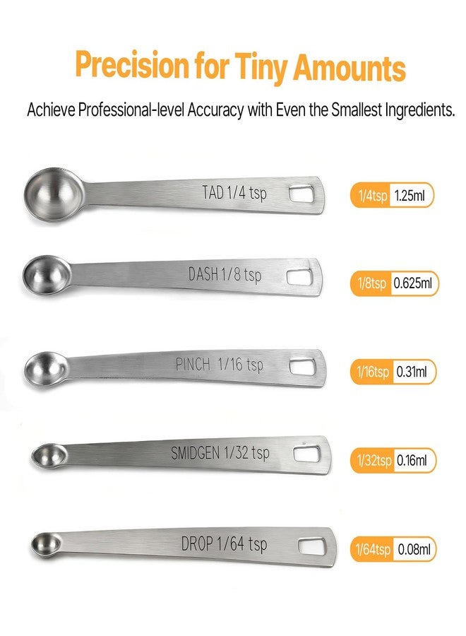 BERYLER مجموعة ملاعق قياس صغيرة من BERYLER 18/8 - Image 4