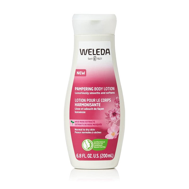 Weleda Pampering Wild Rose Body Lotion, Plant Rich Moisturizer with Wild Rose Oil, Jojoba Oil and Shea Butter, 6.8 Fl Oz (Pack of 1) - Image 1